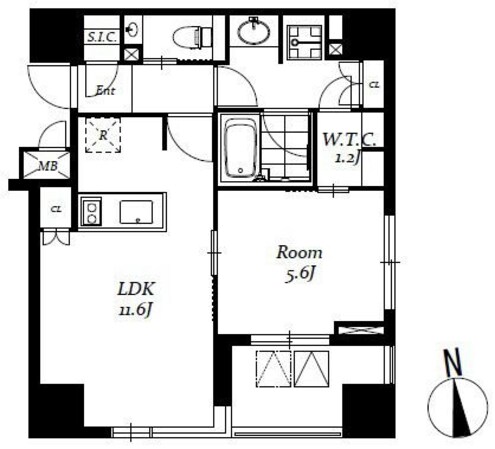 レジディア日本橋馬喰町IIIの物件間取画像